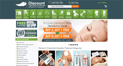 Desktop Screenshot of discountchiropracticsupplies.com